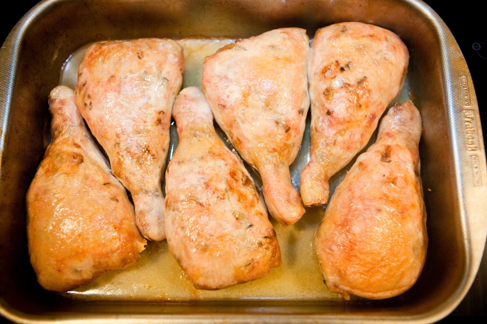 Chicken Leg Quarters Stuffed with Mushrooms