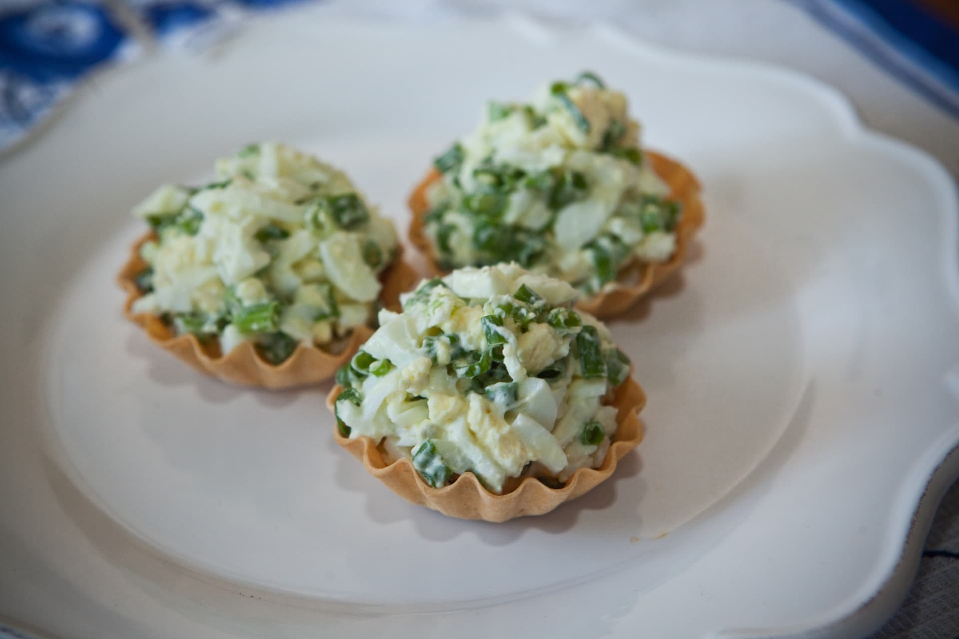 Egg Salad in Tartlets