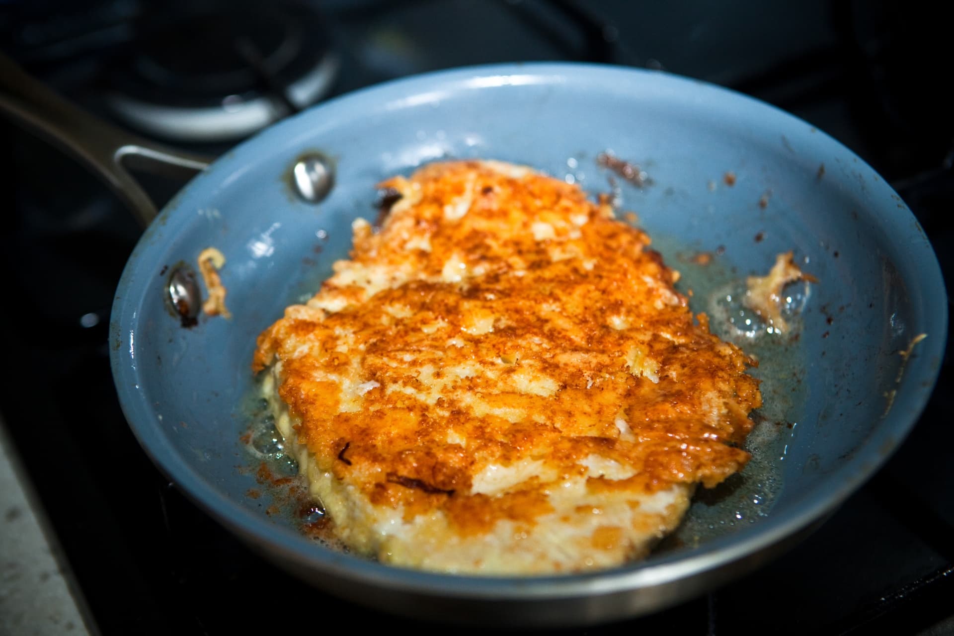 Chicken Breast in Cheese Crust