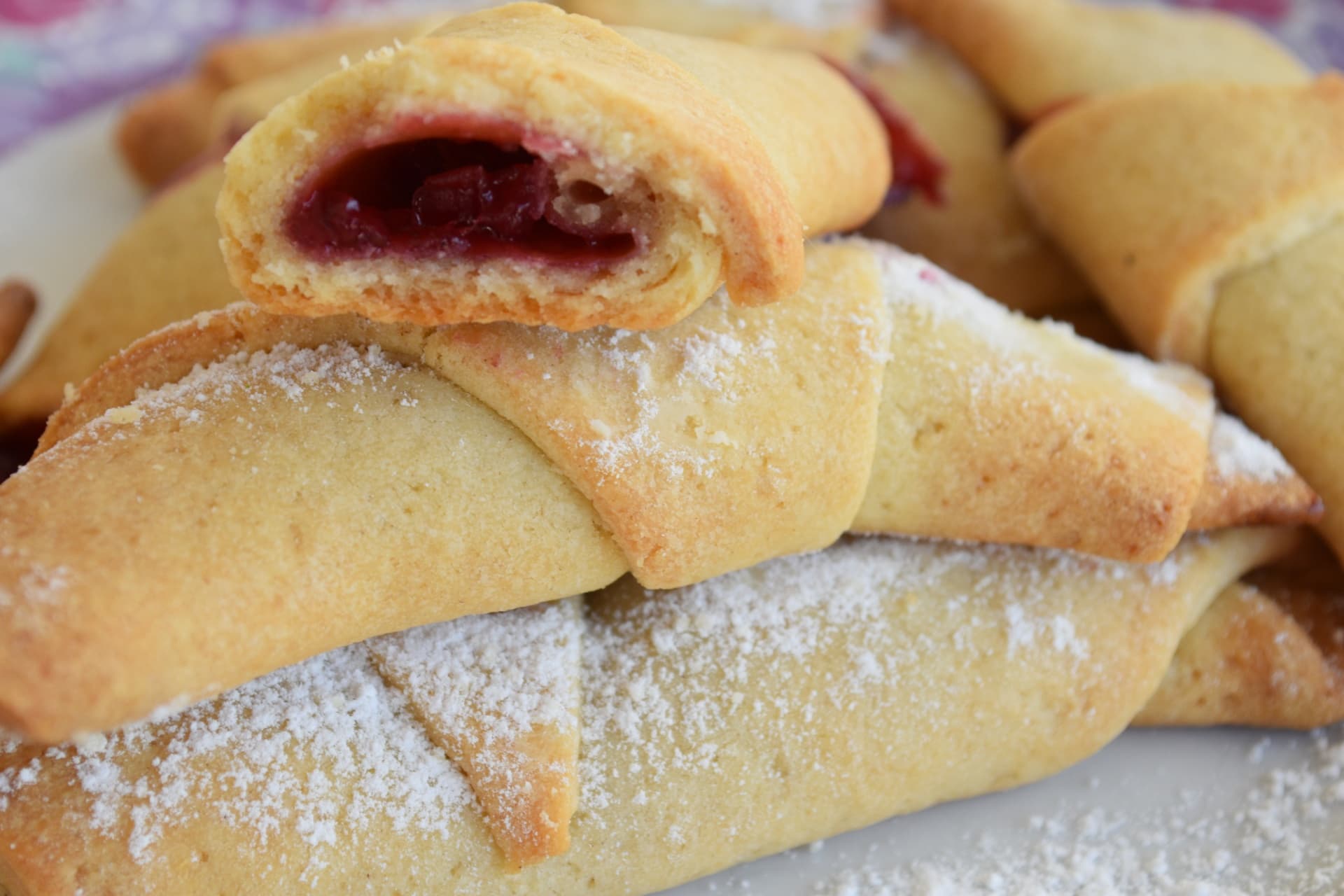 Crescents with Jam
