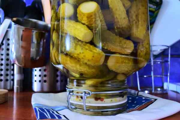 ОГУРЦЫ СОЛЕНЫЕ В БАНКЕ